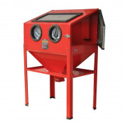 BLASTIN CABINET - 220L . PRESSURE 3 to 8 BARS .FLOW : 145 LITRES/MIN (88x57x140cm)