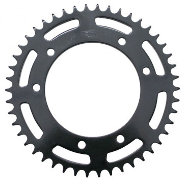 REAR CHAIN SPROCKET FOR 50cc MOTORBIKE DERBI 50 SENDA R, SM, X-TREME, X-RACE 2000>2005/PEUGEOT 50 XP6 2002>, XPS/MBK 50 X-LIMIT 2004>/YAMAHA 50 DTR/RIEJU 50 RMX, SMX 420 46 TEETH (BORE Ø 105mm) -IGM-