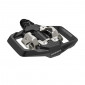 PEDALE VTT AUTOMATIQUE SHIMANO PD-ME700 DOUBLE ENCLENCHEMENT AVEC PLATEFORME NOIR AVEC CALES (PAIRE) 4550170616335