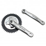CHAINSET FOR URBAN BIKE- P2R - -ALUMINIUM CRANKS - 170mm WITH 40T.CHAINRING-. CHAIN 3.30 3700948045114