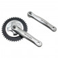 CHAINSET FOR URBAN BIKE- P2R - -ALUMINIUM CRANKS - 170mm WITH 40T.CHAINRING-. CHAIN 3.30 3700948045114