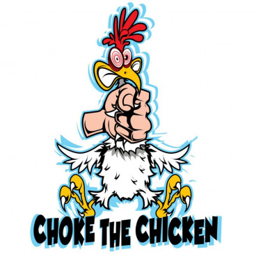 AUTOCOLLANT/STICKER LETHAL THREAT POULET ETRANGLE (7x11cm) (RC00002)