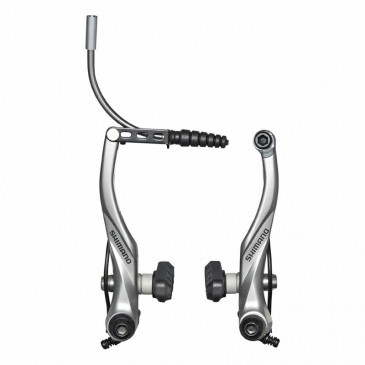 BRAKE CALIPER FOR MTB -FRONT V-BRAKE SHIMANO ALIVIO - SILVER 4550170900410