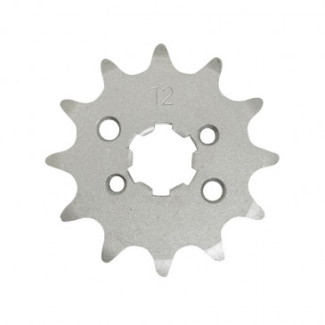 GEARBOX OUTPUT SPROCKET FOR 50cc MOTORBIKE DERBI 50 SENDA EURO 2 + EURO 3, GPR/GILERA 50 SMT, RCR 420 12 TEETH -SELECTION P2R- 3700948061428