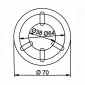 FLYWHEEL PULLER BUZZETTI FOR SUZUKI/MORINI/MINARELLI (4 SLOTS) (5374) 3700948281048