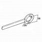 OUTIL/CLE DEMONTE EMBRAYAGE SCOOT BUZZETTI 34mm POUR MOTEUR PIAGGIO (ECROU 34mm) (5427) 3700948280386