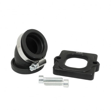PIPE ADMISSION SCOOT TOP PERF TPR RACING 360° MONTAGE AVEC CARBURATEUR MIKUNI TM 24 POUR PIAGGIO 50 ZIP, TYPHOON/ APRILIA 50 SR/GILERA 50 RUNNER, STALKER -TOP PERFORMANCES- 3700948228708