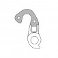DERAILLEUR HANGER-MARWI-ALUMINIUM- CUBE GH-264 (SOLD PER UNIT) 8590966392643