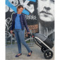 CARGO BICYCLE TRAILER - ALUMINIUM FRAME + 12" WHEELS - FASTENING ON SEATPOST - MAX LOAD 20KGS VOLUME 50Lt 3700256043413