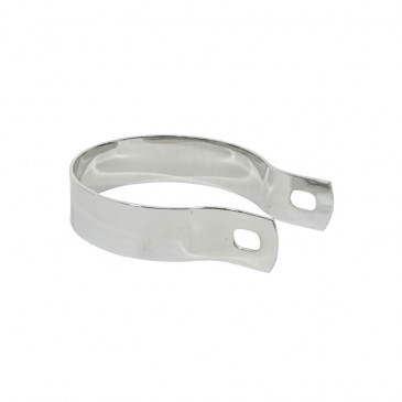 COLLIER DE POT CYCLO ADAPTABLE PEUGEOT 103, 102, 101 CHROME (VENDU A L'UNITE) -SELECTION P2R- 3701213424733