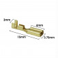 ELECTRIC CABLE TERMINAL - FEMALE 2.8 x 1 RS 7785 BRASS (Per 100 in a bag)