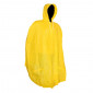 PONCHO ANTI PLUIE ADULTE P2R AVEC CAPUCHE ET HOUSSE - PVC EPAIS JAUNE HAUTE QUALITE 3700948097601