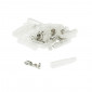 ELECTRIC CABLE TERMINAL -ROUND SHAPED FEMALE 3,5 WITH ISOLATOR (25 IN A PACK) 3700948299968