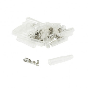 ELECTRIC CABLE TERMINAL -ROUND SHAPED FEMALE 3,5 WITH ISOLATOR (25 IN A PACK) 3700948299968