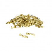 COSSE ELECTRIQUE LAITON NON ISOLEE PLATE FEMELLE 2.8 x 1 RS 7785 (VENDU AU SACHET DE 50 PIECES) -SELECTION P2R- 3701213407088
