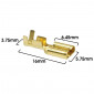 ELECTRIC CABLE TERMINAL- FEMALE 4,8X1 RS 7603 BRASS - (SOLD PER 50 IN A PACK)