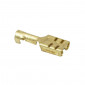 ELECTRIC CABLE TERMINAL- FEMALE 6,3X1 RS 7900 BRASS - (SOLD PER 50 IN A PACK)