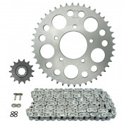 CHAIN AND SPROCKET KIT FOR BENELLI 500 LEONCINO TRAIL 2017>2020 525 14x44 (OEM SPECIFICATIONS) -AFAM-