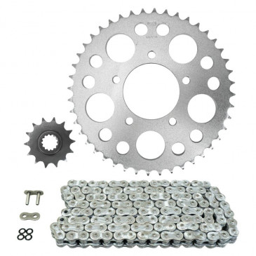 KIT CHAINE ADAPTABLE BENELLI 502 TRK X 2018> 525 14x44 (DEMULTIPLICATION ORIGINE) -AFAM- 5400598204036