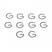PISTON CIRCLIP Ø 10 (G-CLIP) FOR MBK/YAMAHA (SOLD PER 10) -SELECTION P2R- 3701213424702