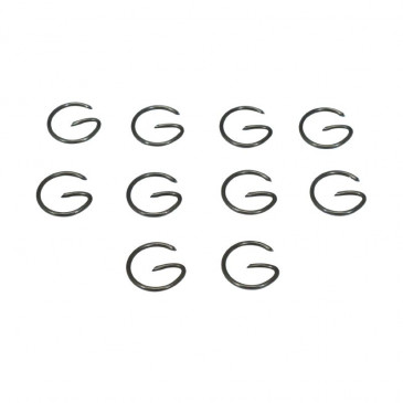 PISTON CIRCLIP Ø 10 (G-CLIP) FOR MBK/YAMAHA (SOLD PER 10) -SELECTION P2R- 3701213424702