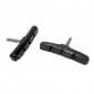 BRAKE PADS FOR MTB - SMOOTH STUD SYMETRIC-FIBRAX 70mm BLACK (PAIR ON CARD) 5027373108039