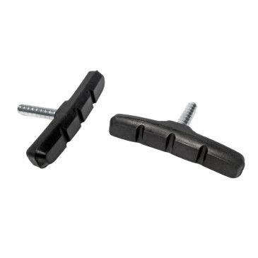 BRAKE PADS FOR MTB - SMOOTH STUD SYMETRIC-FIBRAX 70mm BLACK (PAIR ON CARD) 5027373108039