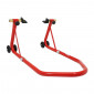 LEVE/BEQUILLE MOTO STAND P2R ARRIERE UNIVERSEL ACIER ROUGE 3700948208595