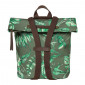 SACOCHE ARRIERE VELO LATERALE SAC A DOS BASIL EVERGREEN DAYPACK THYM POIGNEE CUIR DROIT/GAUCHE 14/19L FIXATION HOOK-ON PORTE BAGAGE FERMETURE PLIANT ANTI-PLUIE