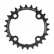 CHAINRING FOR MTB 26T. Ø80 - 2X10 "INNER" BLACK CT2 STRONGLIGHT -4 ARMS- 10 Speed SRAM - NON THREADED - Thickness 3,5 mm 3700223715145