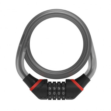 ANTITHEFT FOR BICYCLE - COMBINATION COILED CABLE ZEFAL K-TRAZ C9 HIGH SECURITY- Ø 15mm L 1,80M