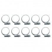 WORM DRIVE HOSE CLAMP 16X27 - WIDTH 9 mm - 10 IN A PACK.- P2R SELECTION 3701213412914