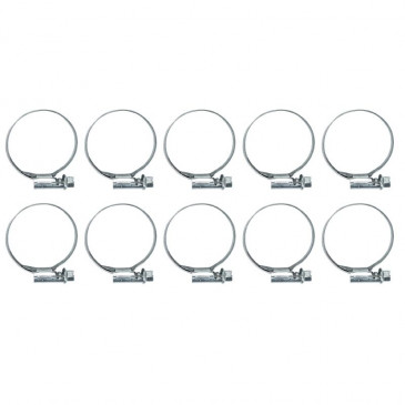 WORM DRIVE HOSE CLAMP 25X40 - WIDTH 9mm - 10 IN A PACK- P2R SELECTION