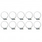 WORM DRIVE HOSE CLAMP 32X50 - WIDTH 9 mm - 10 IN A PACK. - P2R SELECTION 3700948057704