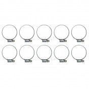 WORM DRIVE HOSE CLAMP 32X50 - WIDTH 9 mm - 10 IN A PACK. - P2R SELECTION 3700948057704