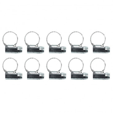 WORM DRIVE HOSE CLAMP (OPENWORK) 7X11 - WIDTH 5mm - 10 IN A PACK- P2R SELECTION 3701213412730