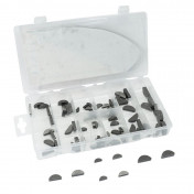 CLAVETTE DEMI-LUNE 8 TAILLES (ASSORTIMENT) (BOITE DE 80 PIECES) 3701213404209