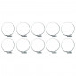 COLLIER DE SERRAGE METAL A CREMAILLERE 50x70mm (SACHET DE 10 PIECES) LARGEUR 9mm -SELECTION P2R-