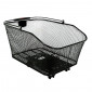 PANIER ARRIERE ACIER NID ABEILLE CITY KLICKFIX KORBKLIP NOIR AVEC FIXATION CLIP ADAPTABLE SUR TOUT PORTE BAGAGE 20L(41 x 31 x 21 cm) 4030572104314