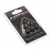 GALET/ROULEAU SCOOT ARTEK K1 15x12 5,7g (x6) POUR MBK 50 BOOSTER, NITRO, OVETTO, STUNT/YAMAHA 50 BWS, AEROX, NEOS 3700948001738