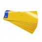 BANDE PLAQUE MOTO TOP'PLAQ JAUNE PERSO 275 x 90 avec EURO (LOT DE 10) 3700948121009