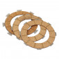 CLUTCH DISC KIT FOR SCOOTER PIAGGIO 125-150 VESPA P 200 E (3 DISCS KIT AS ORIGINAL) -TOP PERFORMANCES- 3700948221013