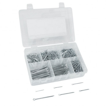 COTTER PIN - 6 DIFFERENT SIZES (RANGE OF 555 IN A BOX) P2R