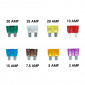 CLASSICAL FLAT FUSE 3 - 5 - 7,5 - 20 - 25 - 30A (100 IN A BOX) -SELECTION P2R- 3700948087312