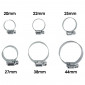 WORM DRIVE HOSE CLAMP 20 - 22 - 25 - 27 - 38 - 44 mm (RANGE WITH 26 PARTS IN BOX) -P2R- 3700948117040