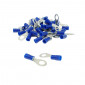 COSSE ELECTRIQUE PRE-ISOLEE OEILLET DIAM 6 mm BLEU POUR SECTION FIL 0.5 à 2.5 mm² (VENDU AU SACHET DE 50 PIECES) -SELECTION P2R- 3701213407118