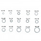 JOINT DE VIDANGE CUIVRE PLAT 30 TAILLES DIFFERENTES DIAM 6 A 24 mm (COFFRET DE 300 PIECES) -P2R- 3700948107348