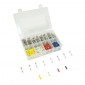 GLASS+PLASTIC TUBE FUSE- 1 to 50A (RANGE OF 340 PARTS IN BOX) -P2R- 3700948117064