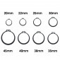 CIRCLIPS - EXTERNAL - SIZES 20 -22 - 25 - 30 - 35 - 38 - 40 - 45mm (250 PIECES) -P2R- 3700948107577