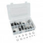 CIRCLIPS EXTERIEUR ET INTERIEUR 6 ET 7 TAILLES DIAM DE 8 à 15mm (ASSORTIMENT) (BOITE 625 PIECES) -P2R- 3700948107591